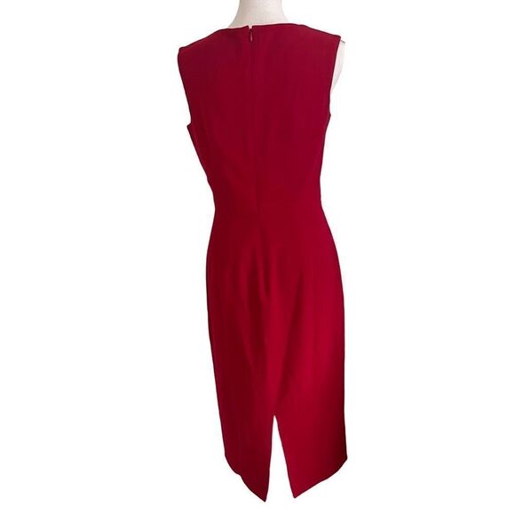 Dress The Population Elle Sheath Midi Dress in Garnet Medium NEW MSRP $168 - Picture 4 of 10